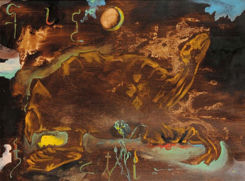 Giannetto Fieschi (1921-2010) Notte  - Auction Antiquariato e Dipinti Antichi - Cambi Casa d'Aste