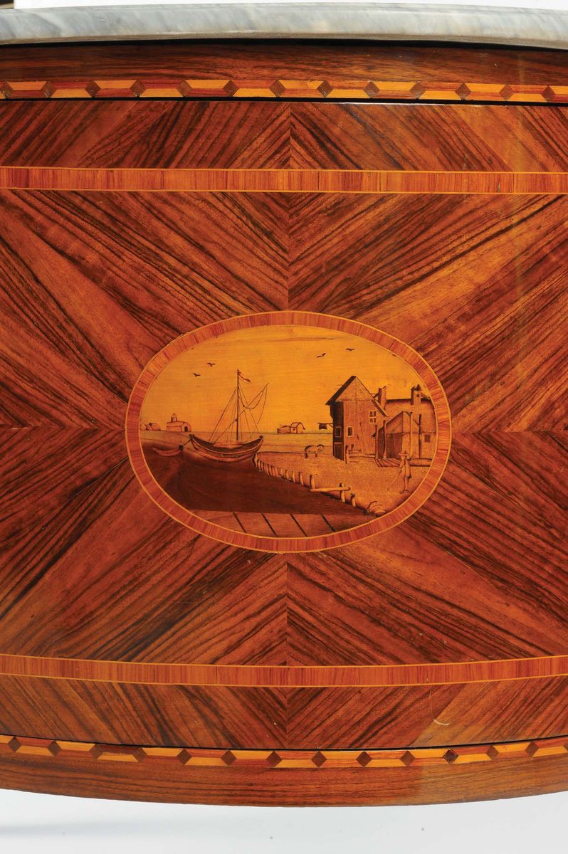 Com˜ Luigi XVI a Demie-lune, Piemonte Fine XVIII Secolo