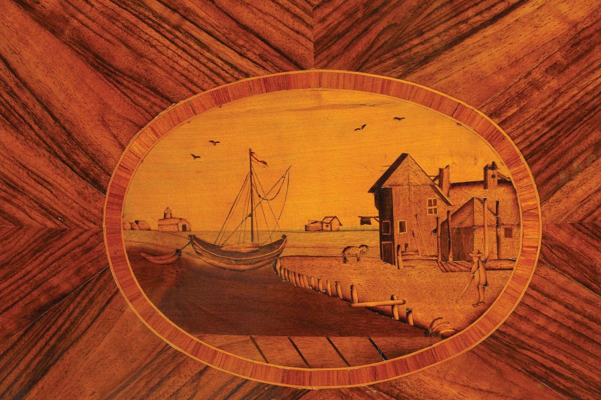 Com˜ Luigi XVI a Demie-lune, Piemonte Fine XVIII Secolo