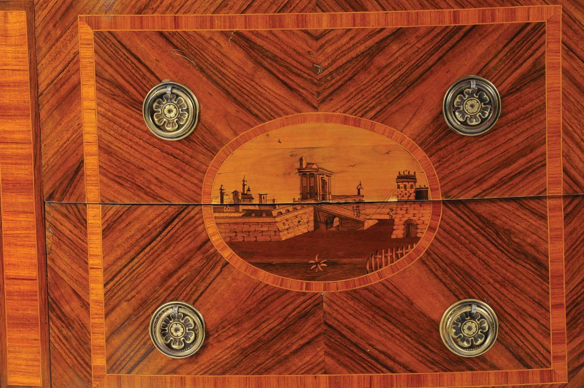 Com˜ Luigi XVI a Demie-lune, Piemonte Fine XVIII Secolo