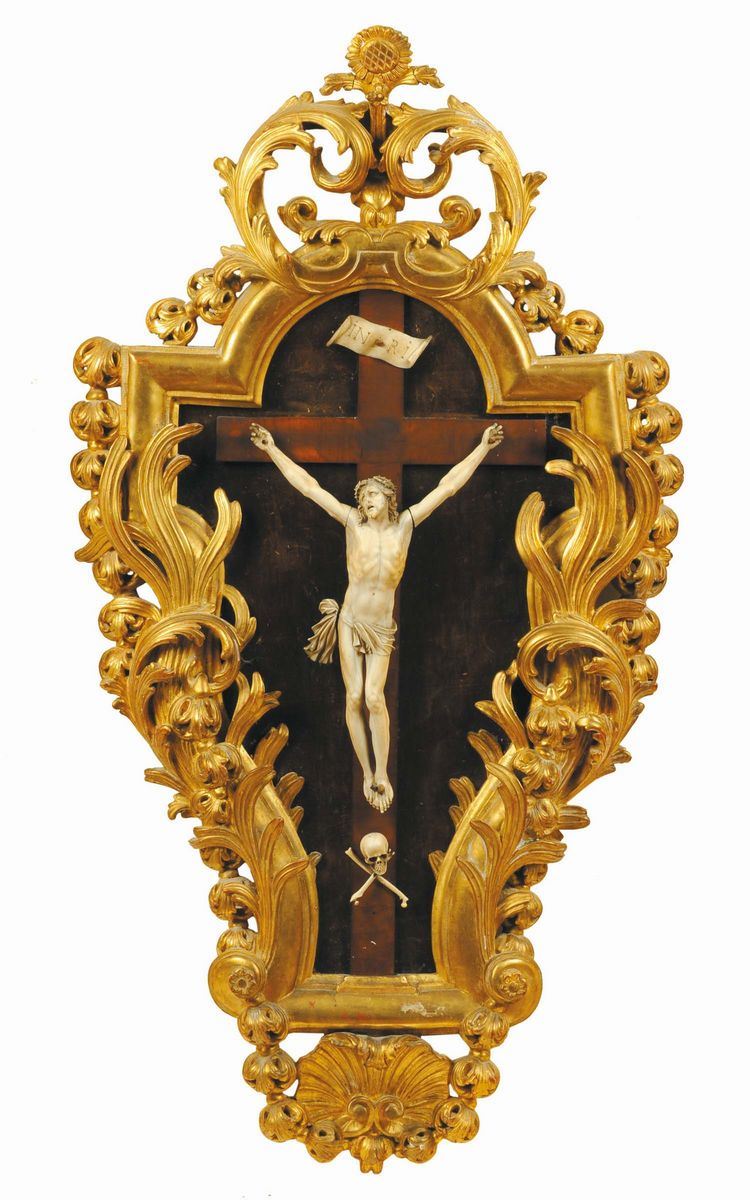 Cristo in avorio, XVIII secolo  - Auction House Sale Villa la Femara - Cambi Casa d'Aste