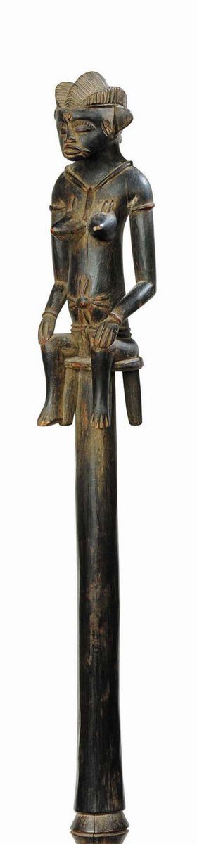 Bastone rituale Senufo  - Asta Arti Primarie dall'Africa e Oceania - Cambi Casa d'Aste