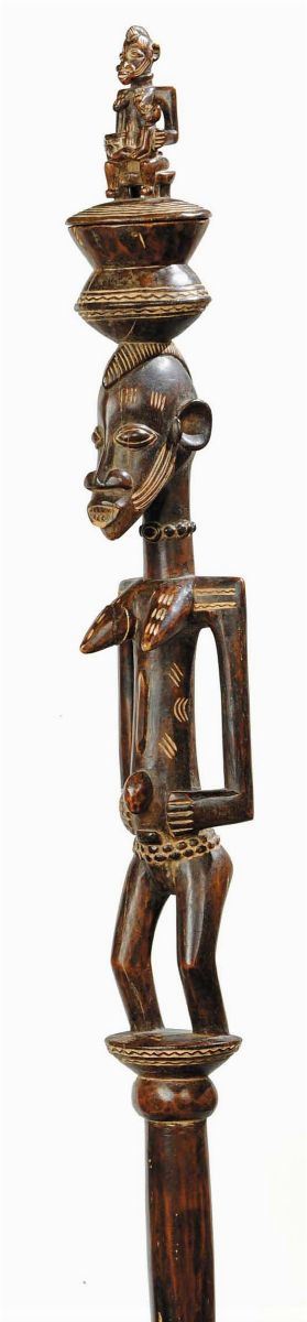 Bastone rituale Senufo  - Auction Primary Arts from Africa and Oceania - Cambi Casa d'Aste