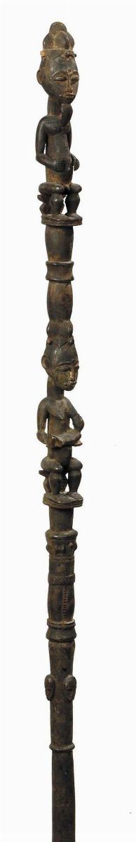 Bastone rituale Baule  - Auction Primary Arts from Africa and Oceania - Cambi Casa d'Aste