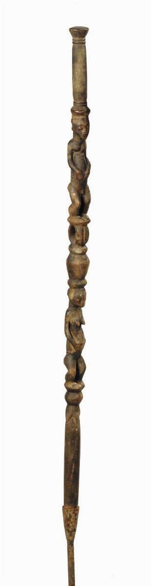 Bastone rituale Dan  - Auction Primary Arts from Africa and Oceania - Cambi Casa d'Aste