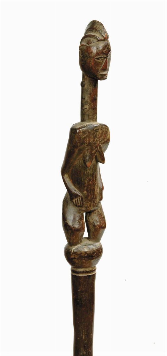 Bastone rituale Attie  - Auction Primary Arts from Africa and Oceania - Cambi Casa d'Aste