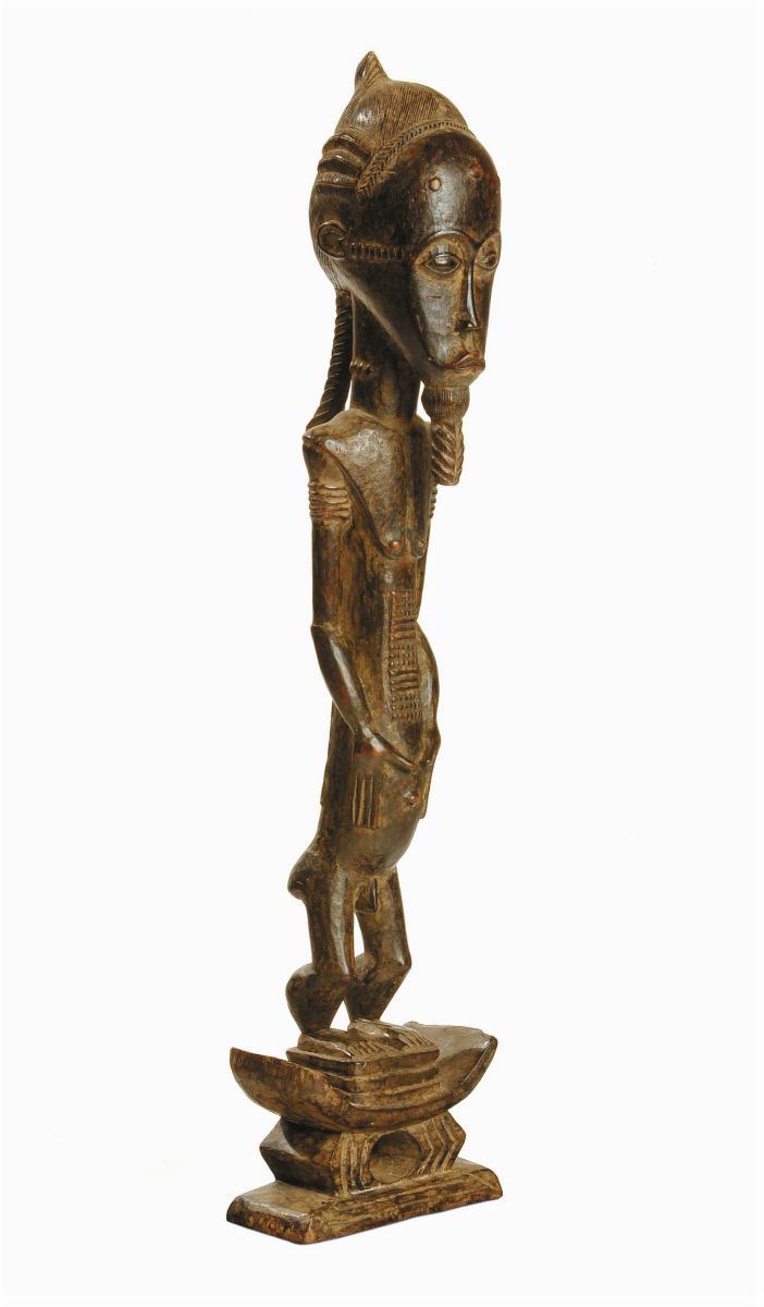 Figura di antenato Baule  - Auction Primary Arts from Africa and Oceania - Cambi Casa d'Aste
