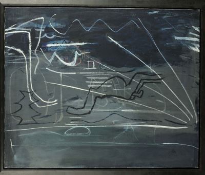 John Van't Slot (1949)blackboard, 1989