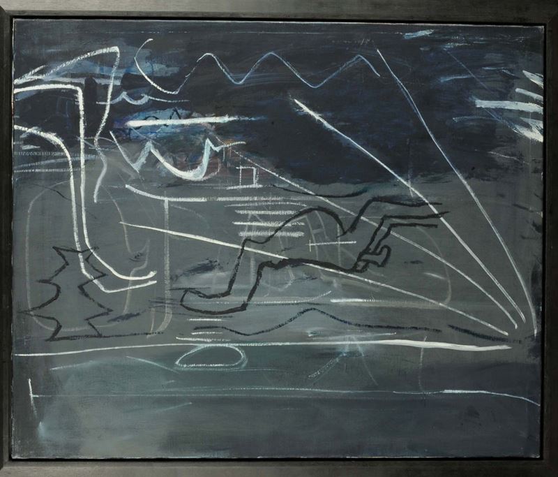 John Van't Slot (1949) Blackboard, 1989  - Auction OnLine Auction 01-2012 - Cambi Casa d'Aste