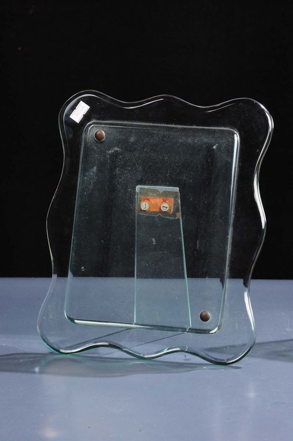 Manifattura ItalianaCornice porta fotografie in vetro molato