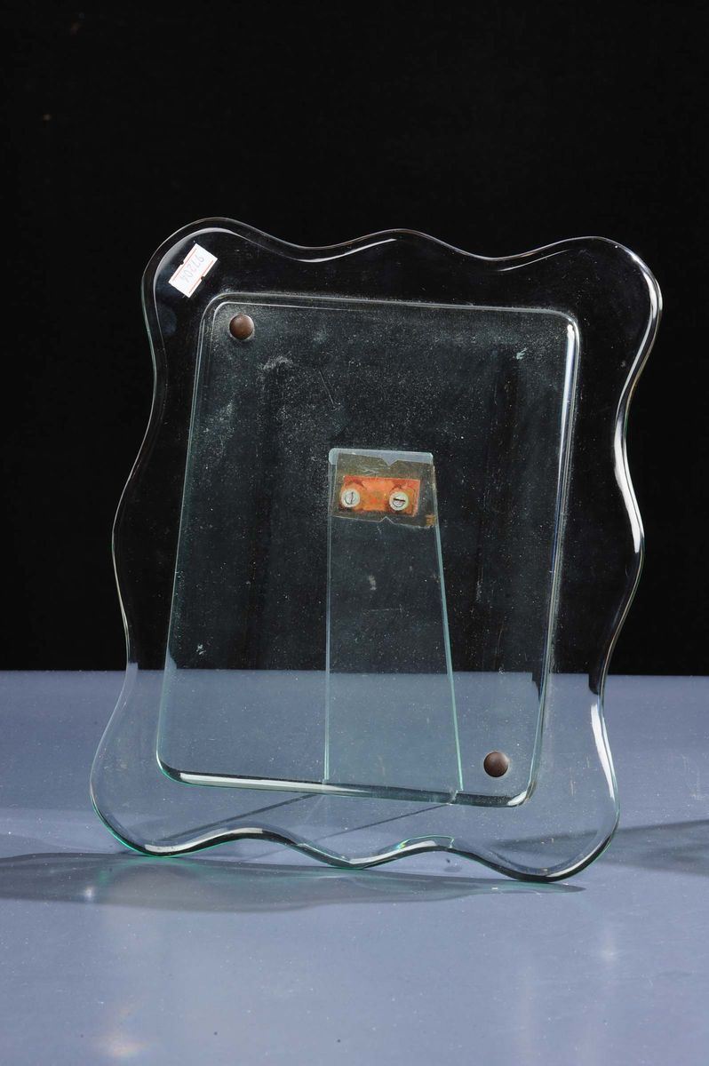Manifattura ItalianaCornice porta fotografie in vetro molato  - Auction Arti Decorative del XX secolo e Design - Cambi Casa d'Aste