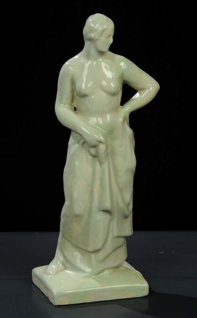 Marcel Renard (attr.) - Franciafigura Femminile con Drappo