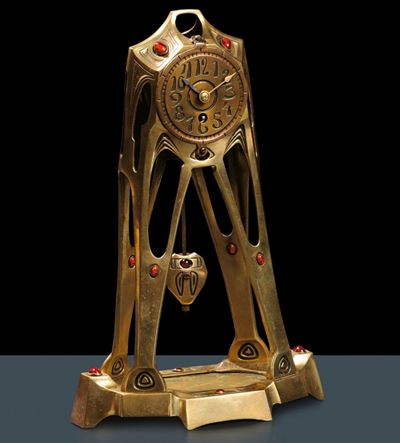 Manifattura Austriacaorologio a Pendolo da Tavolo in Ottone