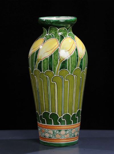 Fabbriche Riunite Ceramiche - Faenzagrande Vaso in Terracotta Maiolicata