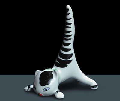 Antonia Campi - Societˆ Ceramica Italiana - Lavenosalvadanaio Gatto