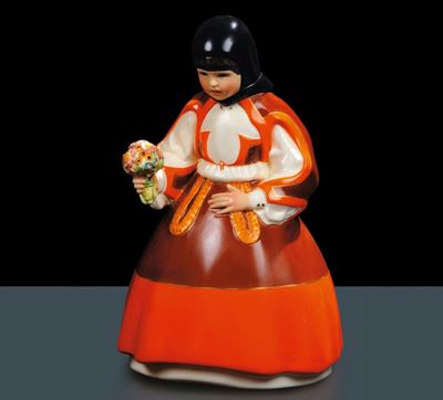 Helen Konig Scavini - Lenci - Torinobimba con Mazzo di Fiori