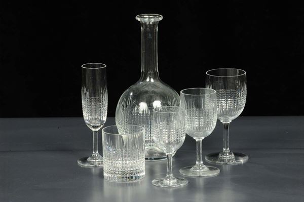Servizio di bicchieri in cristallodi  Baccarat