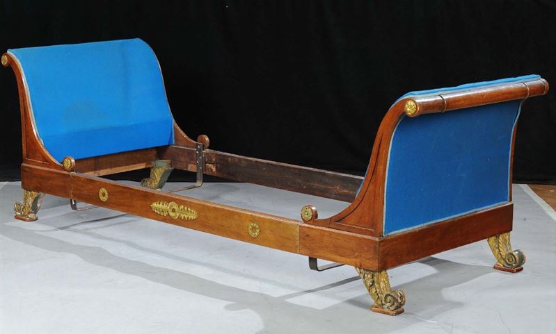 Dormeuse Impero a barca, XIX secolo  - Auction OnLine Auction 7-2013 - Cambi Casa d'Aste