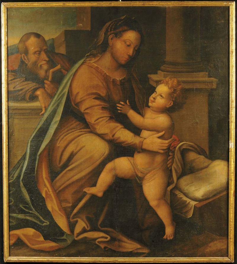 Scuola del XVIII secolo Madonna con Bambino  - Auction Antiquariato e Dipinti Antichi - Cambi Casa d'Aste