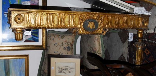 Console dorata Luigi XVI, Lucca fine XVIII secolo