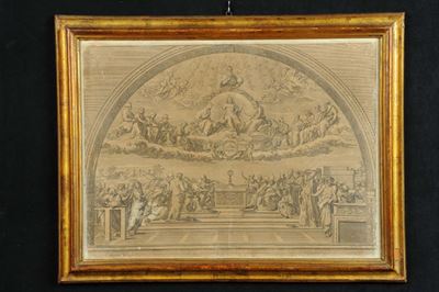 Quattro Incisioni da Raffaello Sanzio Raffiguranti Episodi delle Stanze, Inizi XIX Secolo