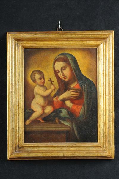 Scuola Italiana del XVIII Secolomadonna con Bambino