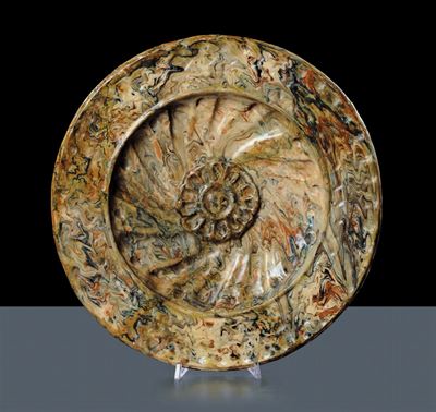 Piatto da Parata in Maiolica Invetriata, Italia Settentrionale XVIII Secolo
