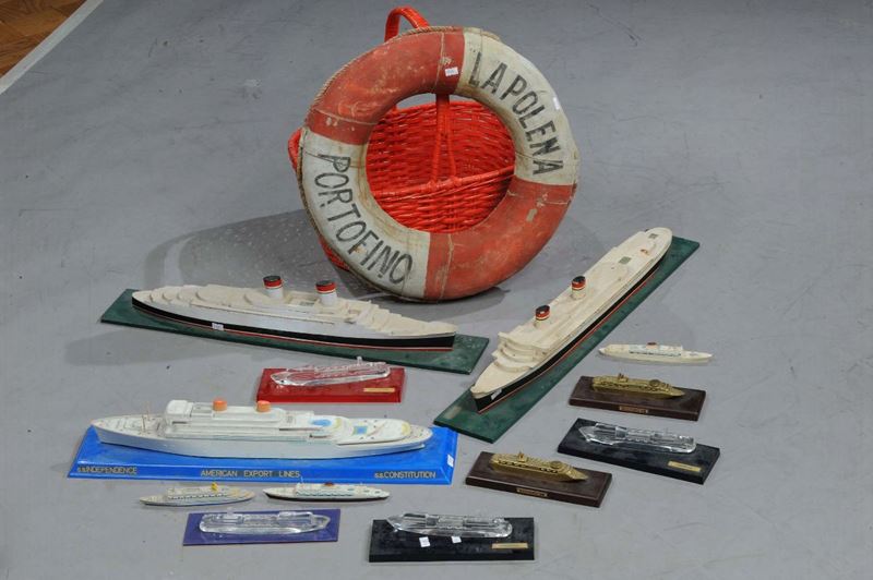 Lotto di modellini di nave  - Auction Antiquariato e Dipinti Antichi - Cambi Casa d'Aste