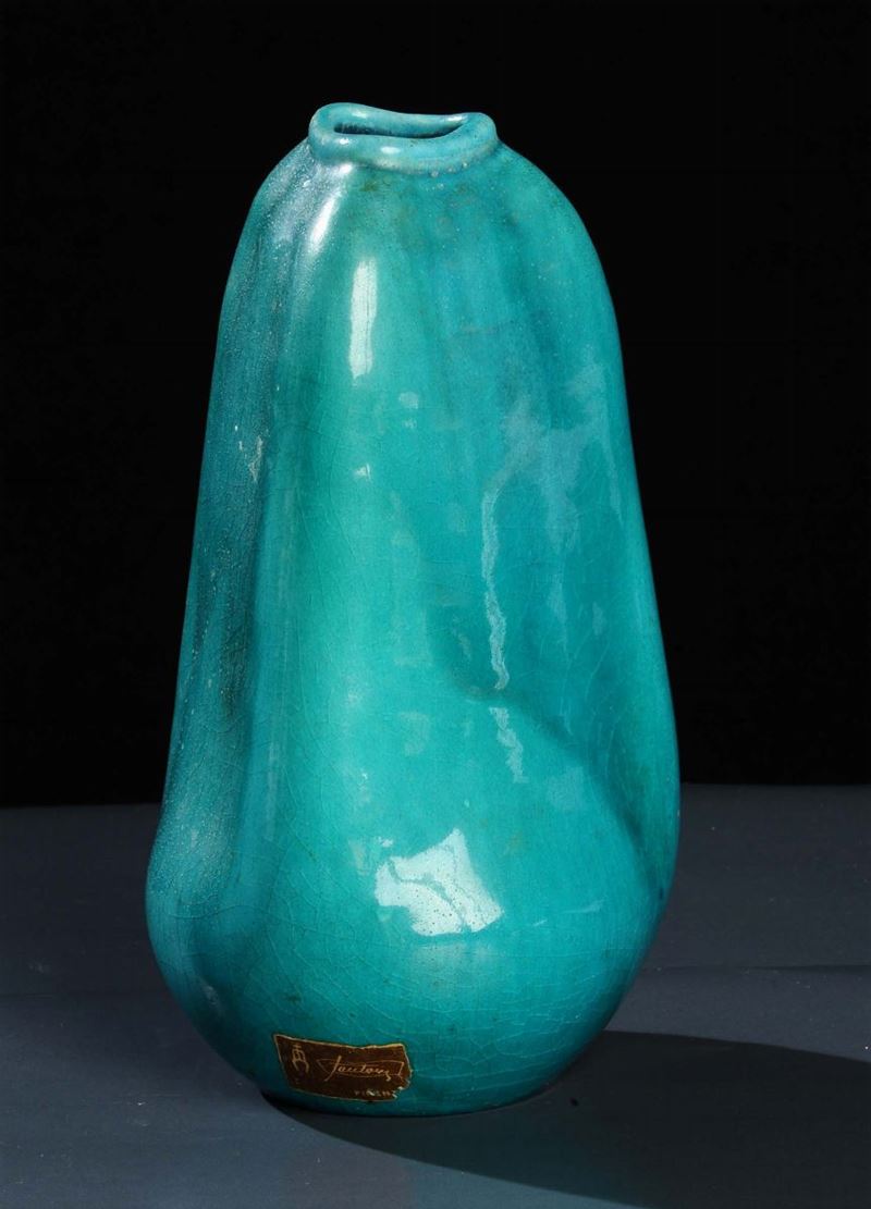 Marcello Fantoni (1915)Vaso di forma organica  - Auction Arti Decorative del XX secolo e Design - Cambi Casa d'Aste