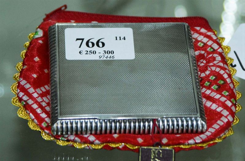 Portacipria in argento, inizio XX secolo  - Auction Antiquariato e Dipinti Antichi - Cambi Casa d'Aste