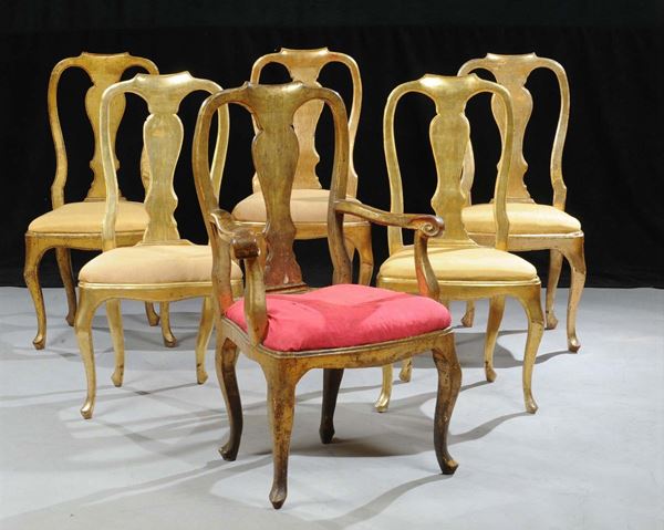 Cinque sedie Direttorio, XIX secolo