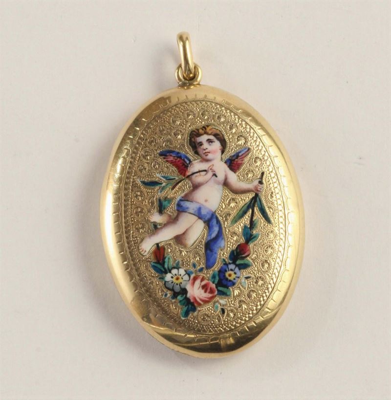Pendente con miniatura  - Auction Ancient and Contemporary Clocks and Jewels - Cambi Casa d'Aste