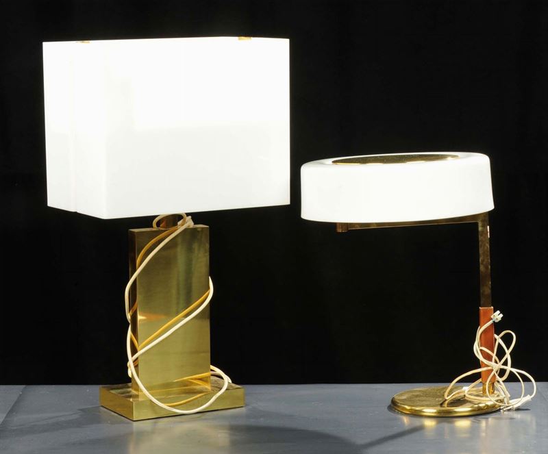 Due lampade moderne  - Auction Antiquariato e Dipinti Antichi - Cambi Casa d'Aste