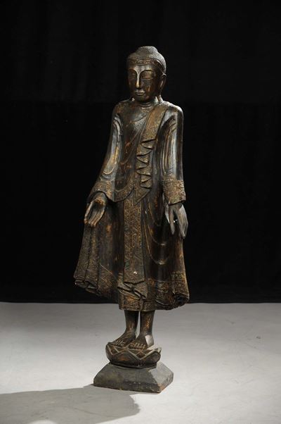 Scultura in Legno Intagliato, Indonesia XX Secolo