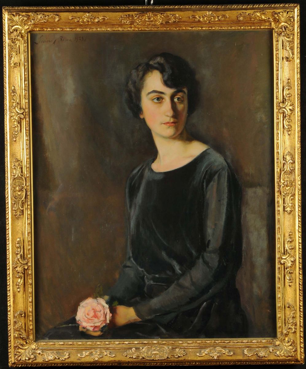 Carlo Siviero (1882-1953)ritratto di Margherita Troilo, 1923