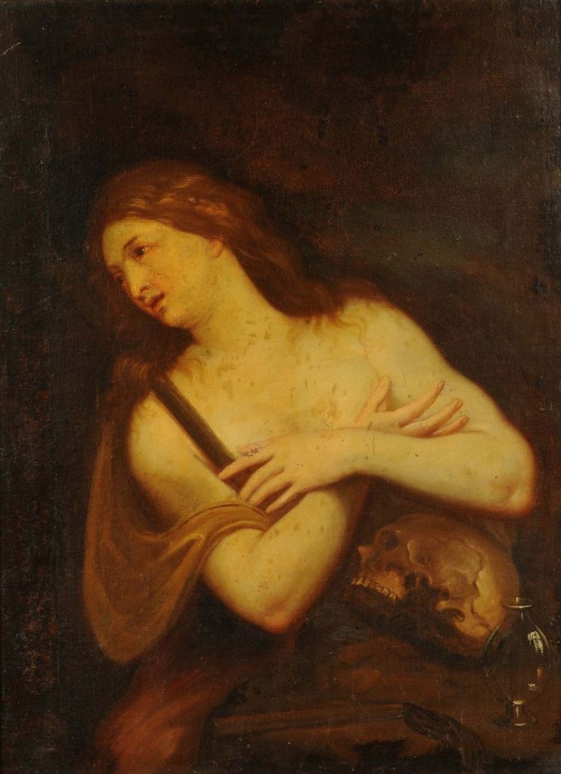 Guido Reni (1575-1642), copia da Maddalena addolorata  - Auction OnLine Auction 01-2012 - Cambi Casa d'Aste