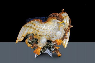 Ginori - Docciaportafiori da Parete Foggiato a Forma di Aquila