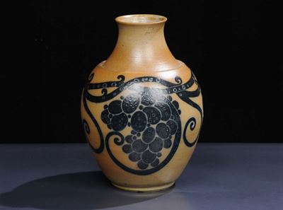 Galileo Chini - Mugellovaso Ovoidale in Gres Salato