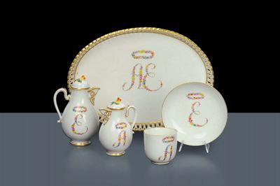Servizio Egoiste in Porcellana, Vienna XIX Secolo