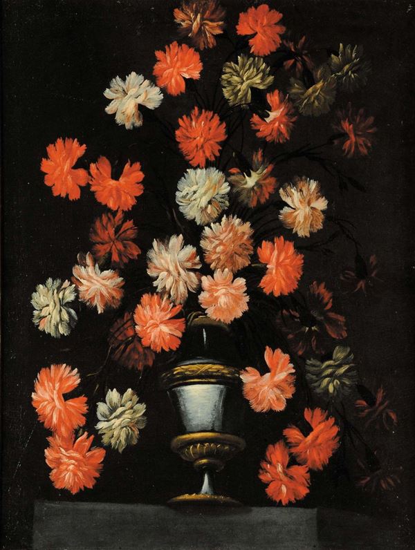 Mario Nuzzi detto Mario Dei Fiori (1603-1673), attribuito a Natura morta con fioriNatura morta con fiori