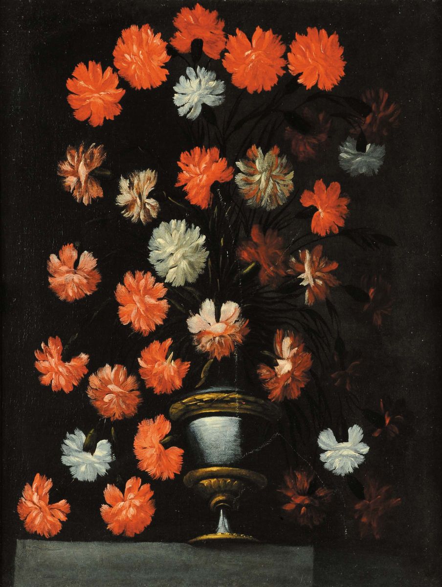 Mario Nuzzi Detto Mario dei Fiori (1603-1673), Attribuito Anatura Morta con Fiorinatura Morta con...