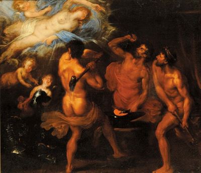 Paolo De Matteis (1662-1728), Attribuito Ala Fucina di Vulcano
