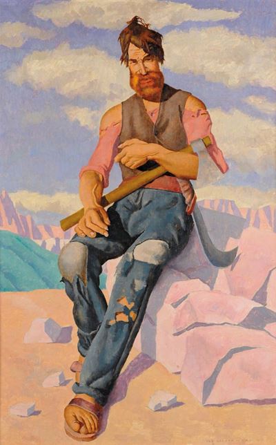 Ugo Celada (1895-1995)boscaiolo