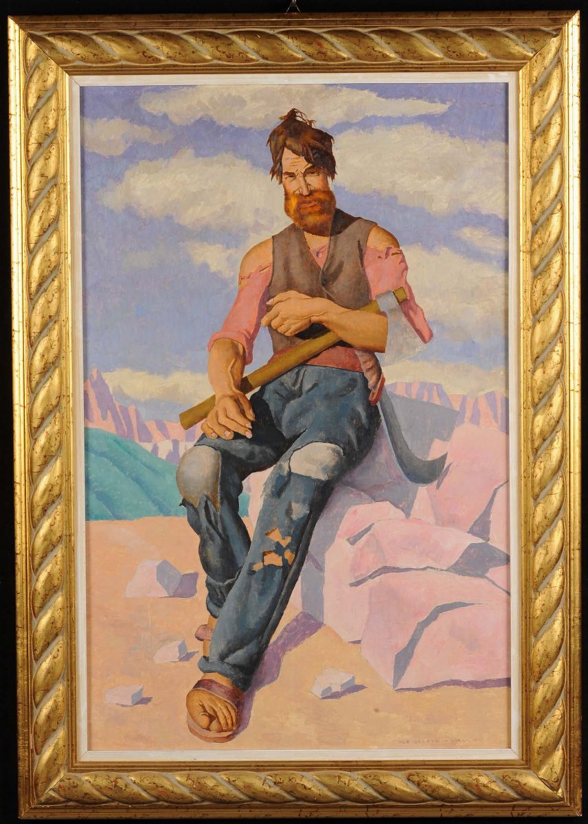 Ugo Celada (1895-1995)boscaiolo