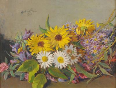 Amedeo Merello (1890-1979)fiori, 1963