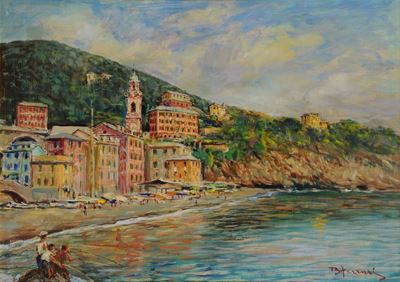 Berto Ferrari (1887-1965)veduta di Sori