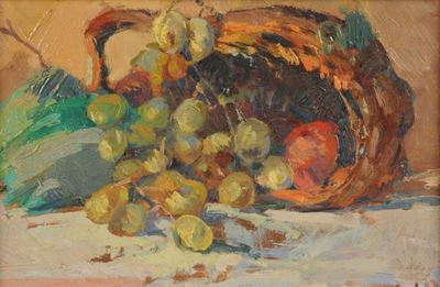 Giuseppe Landinatura Morta con Frutta