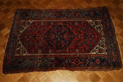 Tappeto Persiano Malayer, Fine XIX Secolo