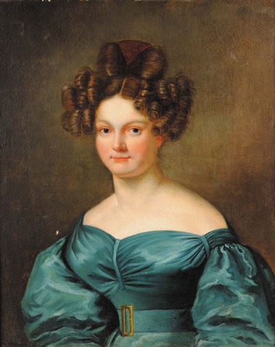 Scuola Francese del XIX Secoloritratto di Nobildonna