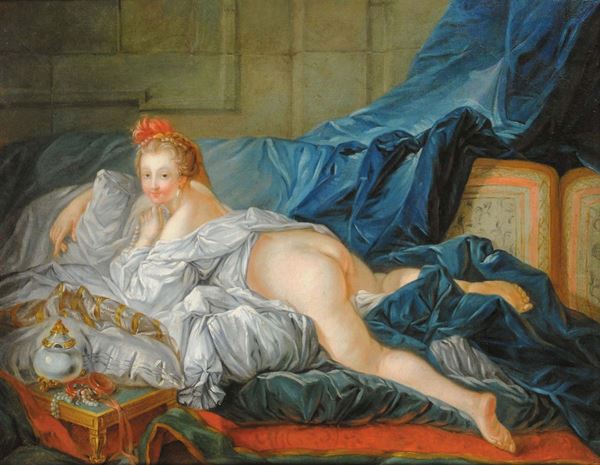 Scuola Francese XVIII secolo Madame Pompadour da Boucher